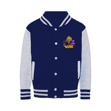 Buy oxford-navy-heather-grey Funatic The Super Bear Varsity Jacket