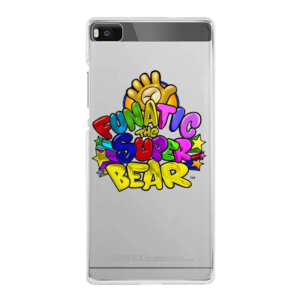 Funatic The Super Bear Back Transparent Apple and Samsung Hard Phone Case