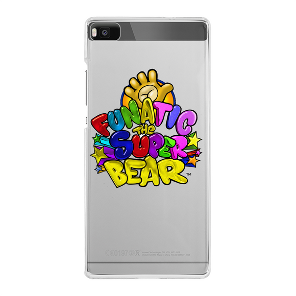 Funatic The Super Bear Back Transparent Apple and Samsung Hard Phone Case