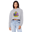 Funatic The Super Ladies Cropped Raw Edge Boyfriend Hoodie-3