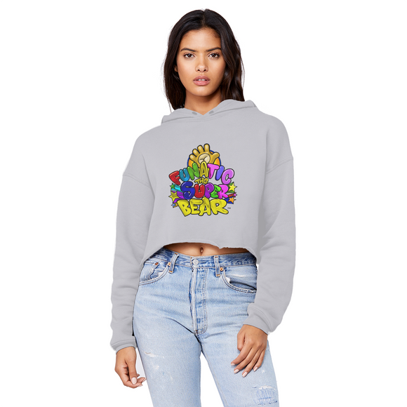 Funatic The Super Ladies Cropped Raw Edge Boyfriend Hoodie