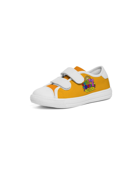 Funatic The Super Bear Orange Crush Kids Velcro Sneaker