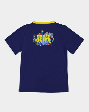GKW Alphabet Navy Blue Girls Tee - 0