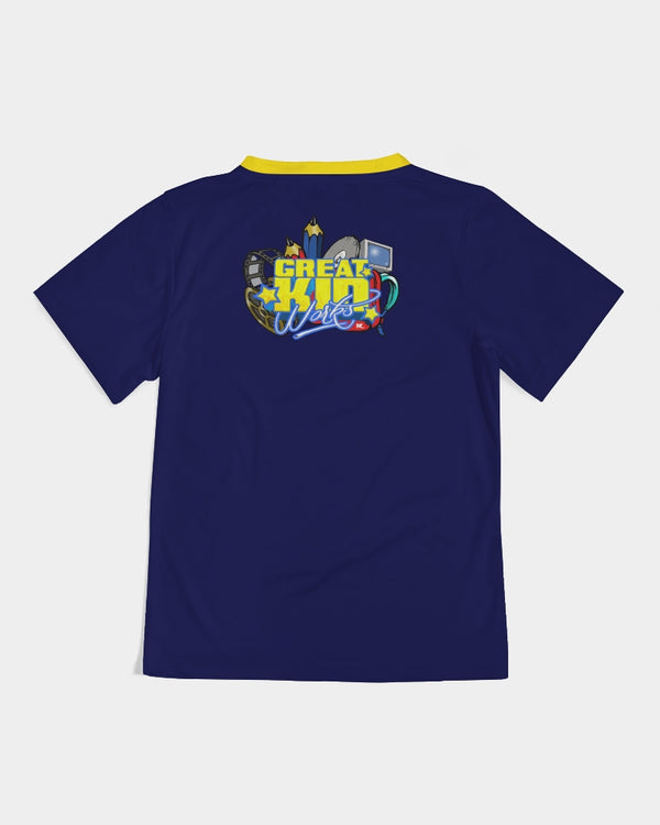 GKW Alphabet Navy Blue Girls Tee