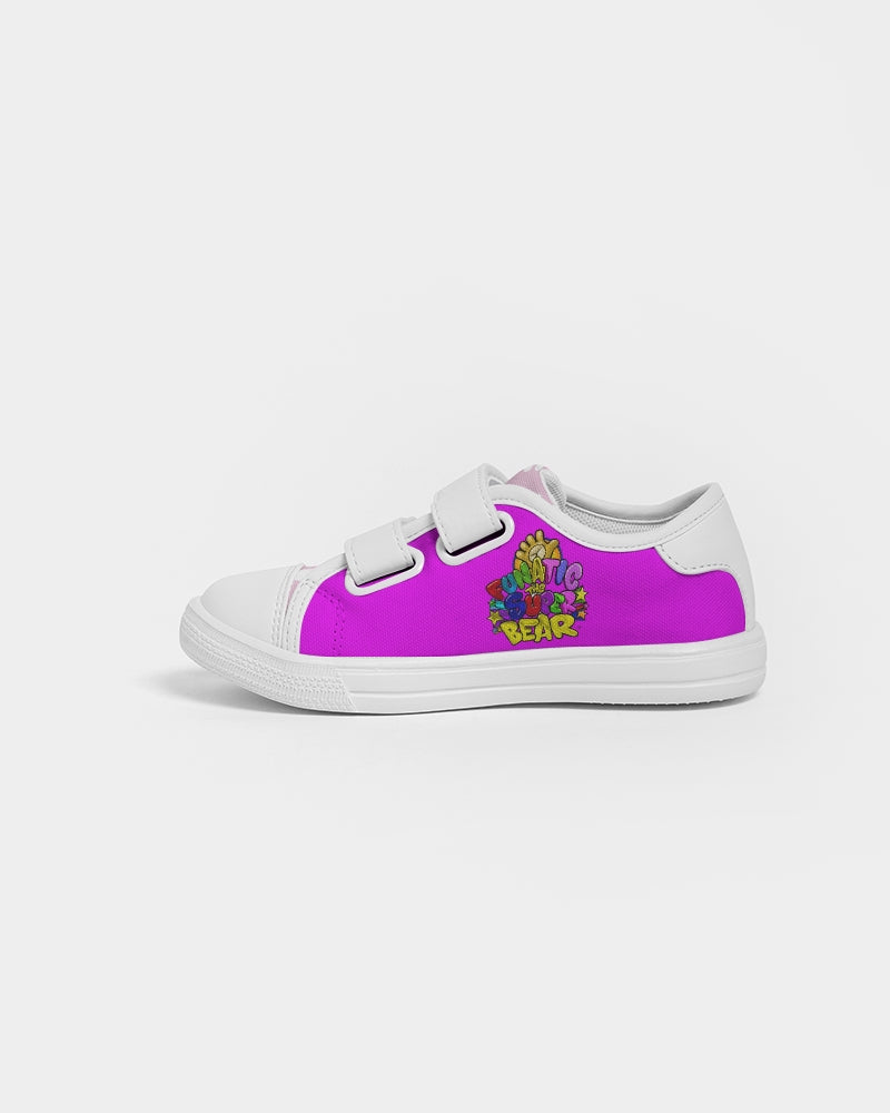 Funatic The Super Bear Hot Pink Kids Velcro Sneaker