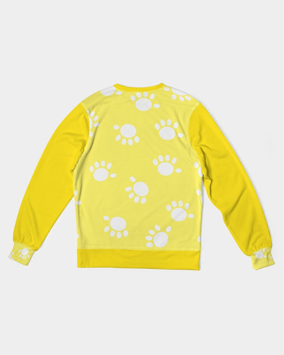 Funatic The Super Bear Sunshine Yellow Men's Classic French Terry Crewneck Pullover