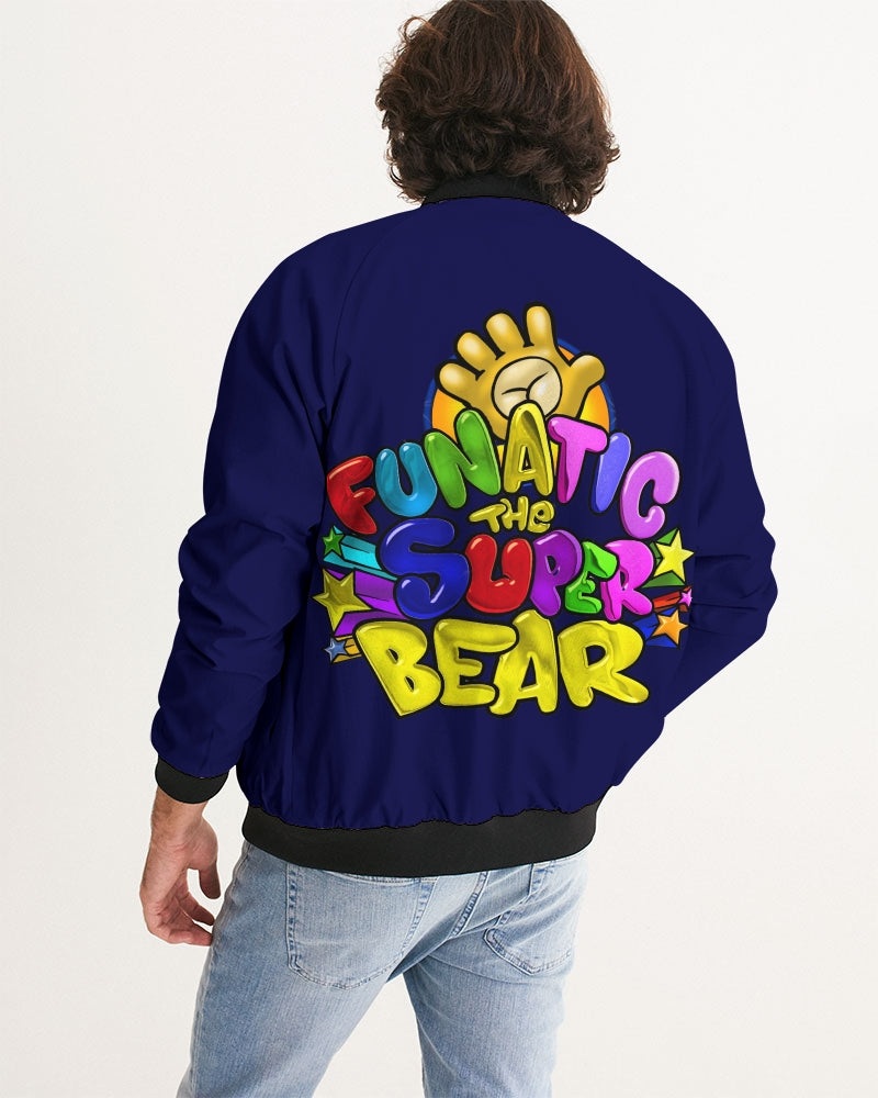 Funatic The Super Bear Navy Blue Men's Bomber Jacket