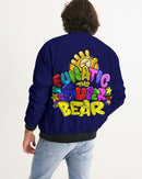 Funatic The Super Bear Navy Blue Men's Bomber Jacket-2