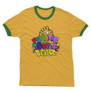 Funatic The Super Bear Men's Ringer T-Shirt-1