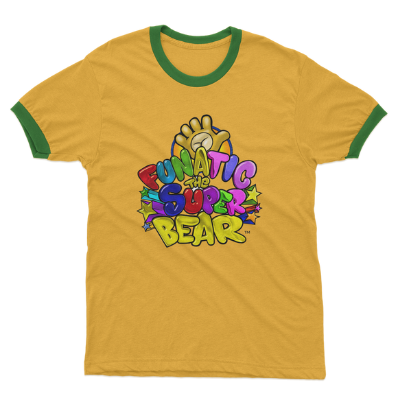 Funatic The Super Bear Men's Ringer T-Shirt