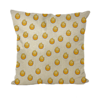 Funatic The Super Bear Linen Style Throw Pillow Cover