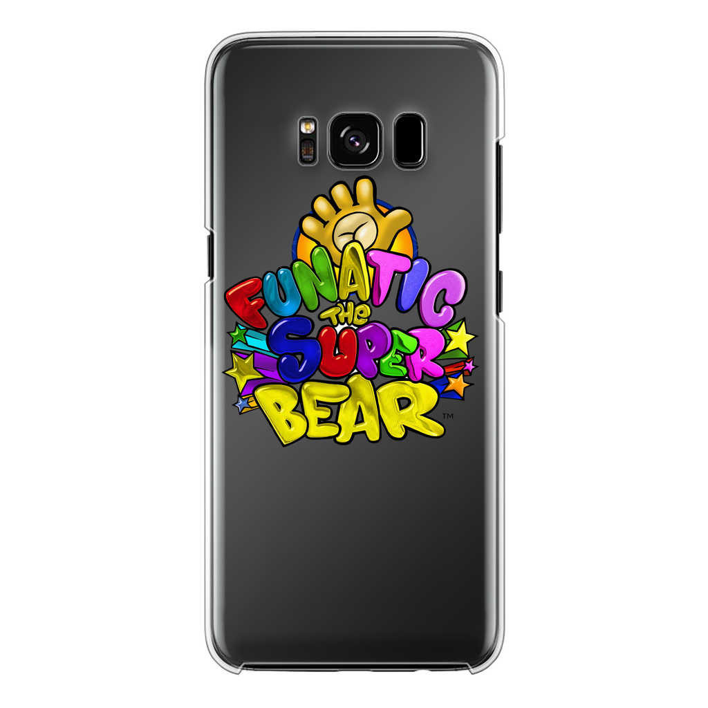 Funatic The Super Bear Back Transparent Apple and Samsung Hard Phone Case