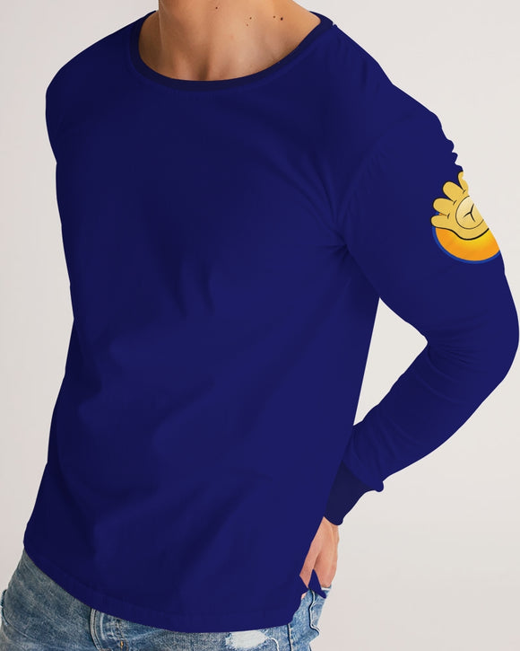 Funatic The Super Bear Men's Long Sleeve Navy Blue Tee