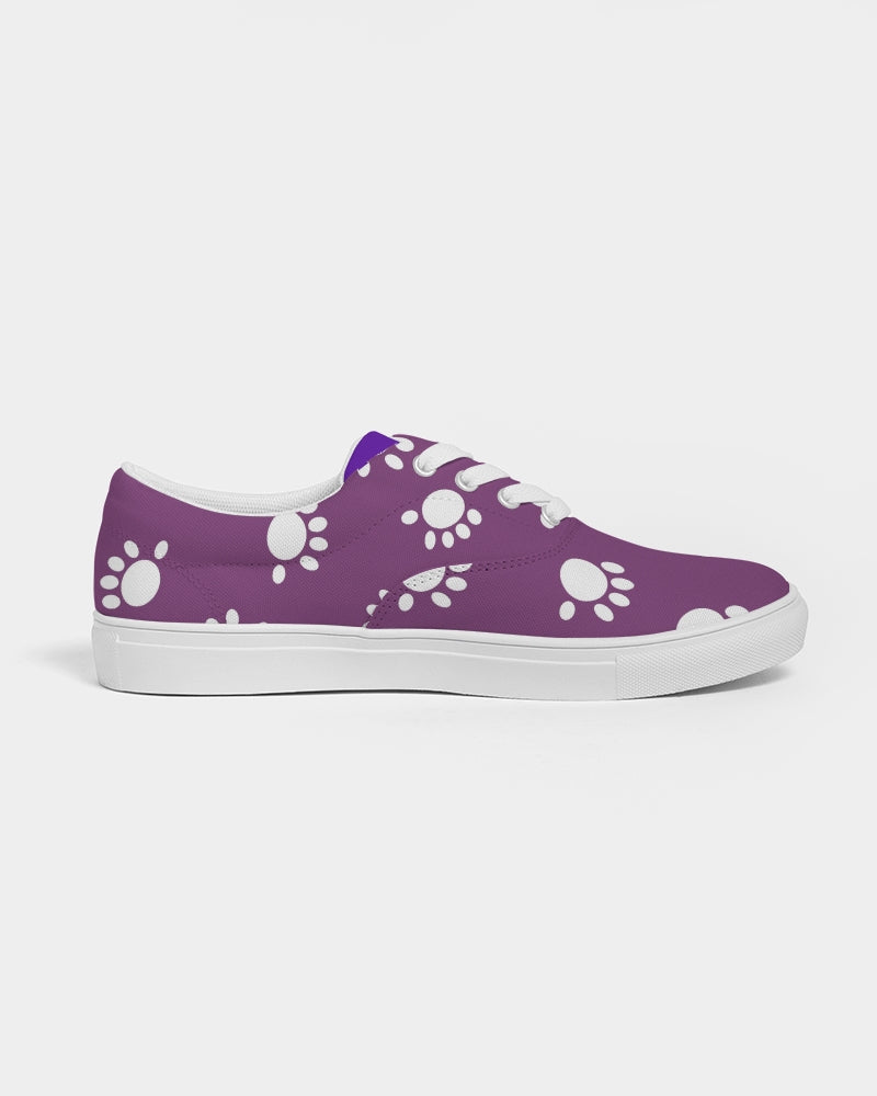 Funatic The Super Bear Men's Purple Lace Up Canvas Shoe