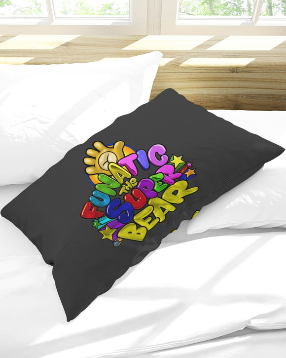 Funatic The Super Bear Queen Black Pillow Case