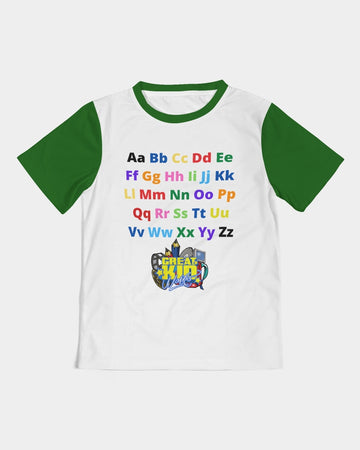 GKW ALPHABET GREEN BOYS TEE