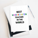 Best Kindergarten Teacher in the World Journal-1
