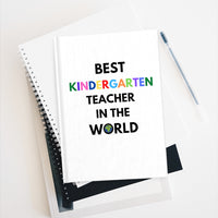 Best Kindergarten Teacher in the World Journal