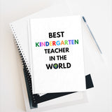 Best Kindergarten Teacher in the World Journal