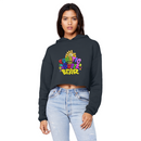 Funatic The Super Ladies Cropped Raw Edge Boyfriend Hoodie-6