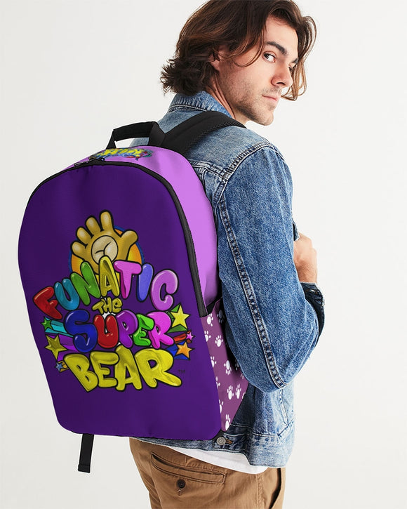 Funatic The Super Bear Large Purple Back Pack