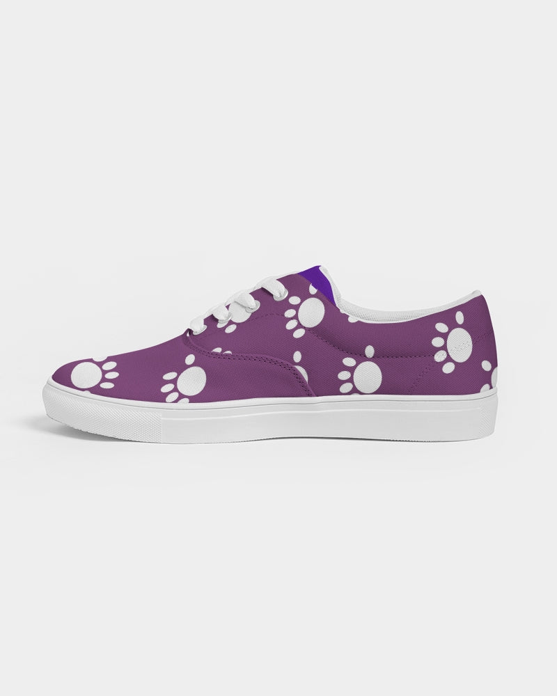 Funatic The Super Bear Men's Purple Lace Up Canvas Shoe