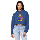 Funatic The Super Ladies Cropped Raw Edge Boyfriend Hoodie-8