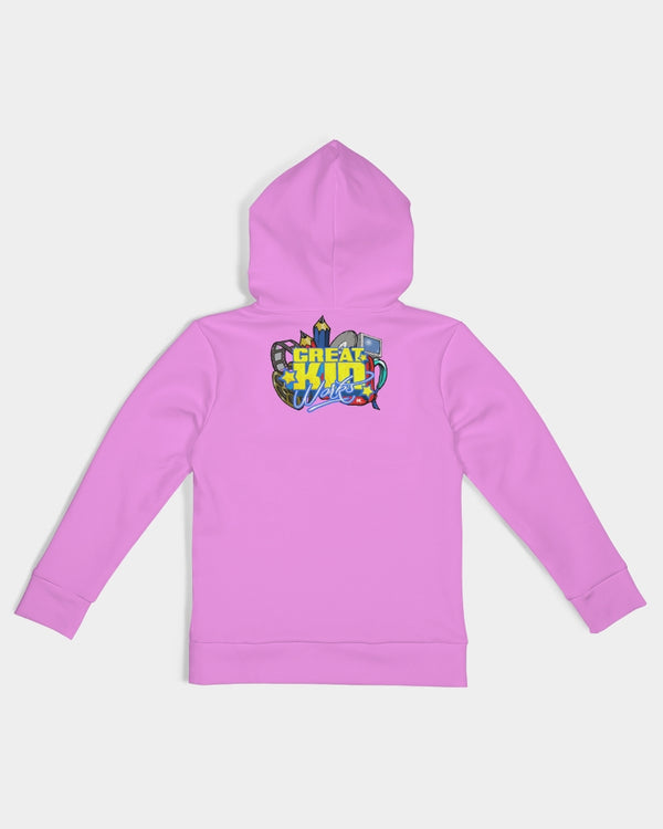 GKW ALPHABET PINK GIRLS HOODIE