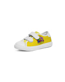 Funatic The Super Bear Sunshine Yellow Kids Velcro Sneaker-6