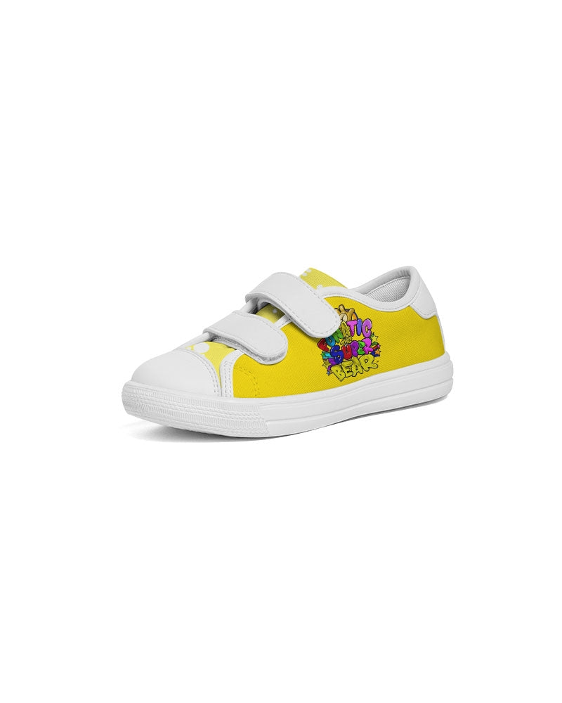 Funatic The Super Bear Sunshine Yellow Kids Velcro Sneaker