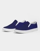 Funatic The Super Bear Navy Blue Ladies Slip-On Canvas Shoe-4