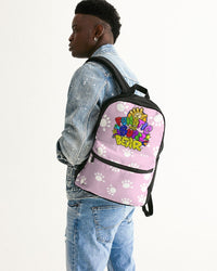 Funatic The Super Bear Small Pink Canvas Back Pack