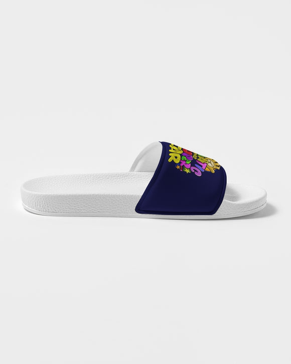Funatic The Super Bear Navy Blue Ladies Slide Sandal