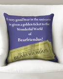 The Golden Ticket Throw Pillow Case-2