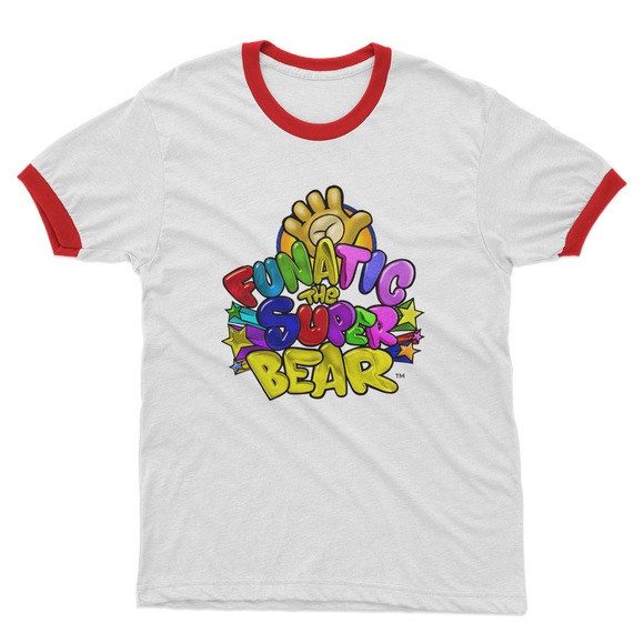 Funatic The Super Bear Men's Ringer T-Shirt