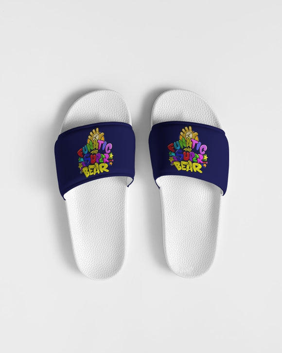 Funatic The Super Bear Navy Blue Ladies Slide Sandal