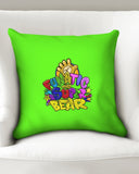 Funatic The Super Bear Chartreuse Throw Pillow Case 18"x18"