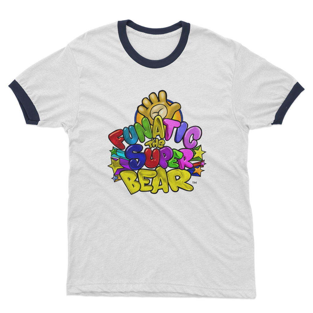 Funatic The Super Bear Men's Ringer T-Shirt