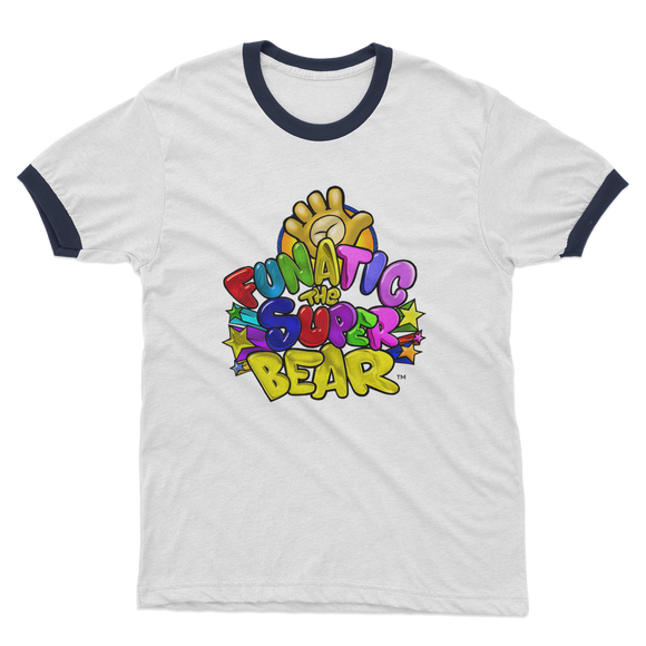 Funatic The Super Bear Men's Ringer T-Shirt