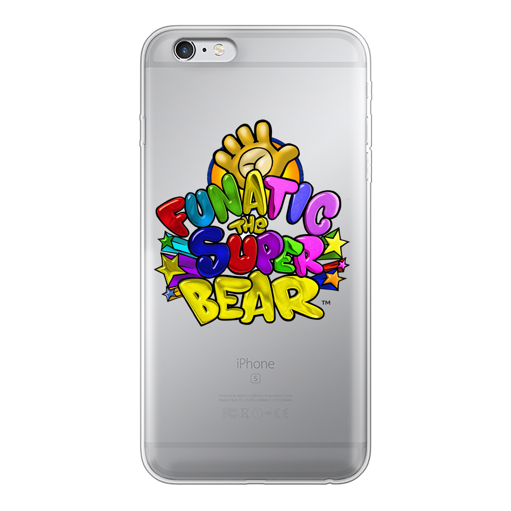 Funatic The Super Bear Back Transparent Apple and Samsung Hard Phone Case