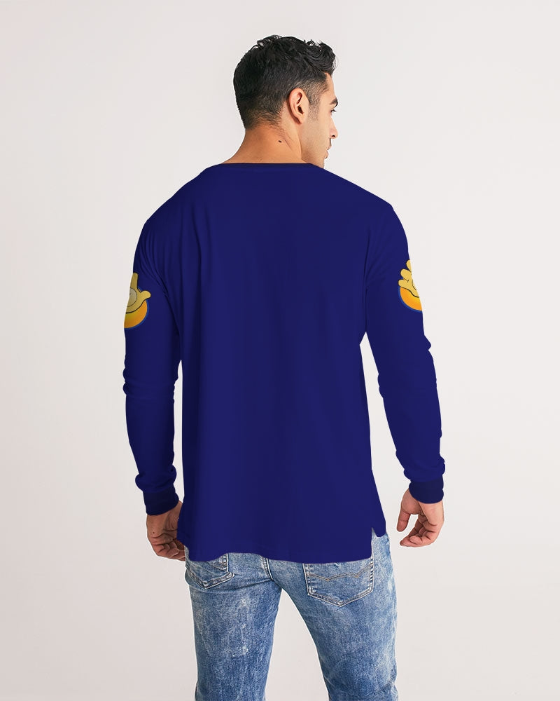 Funatic The Super Bear Men's Long Sleeve Navy Blue Tee