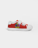 Funatic The Super Bear Red Kids Velcro Sneaker-5