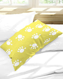 Funatic The Super Bear Paws Yellow Queen Pillow Case-1