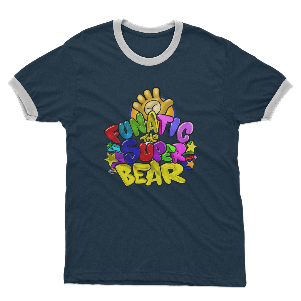 Funatic The Super Bear Men's Ringer T-Shirt