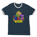 Funatic The Super Bear Men's Ringer T-Shirt-7