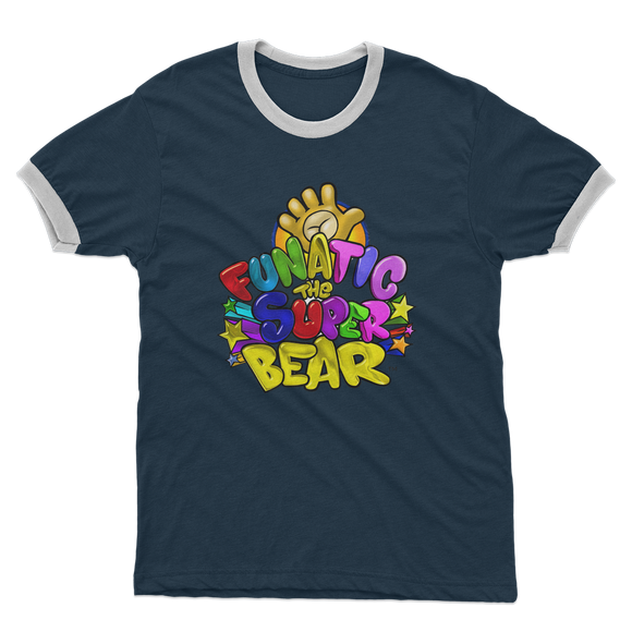 Funatic The Super Bear Men's Ringer T-Shirt