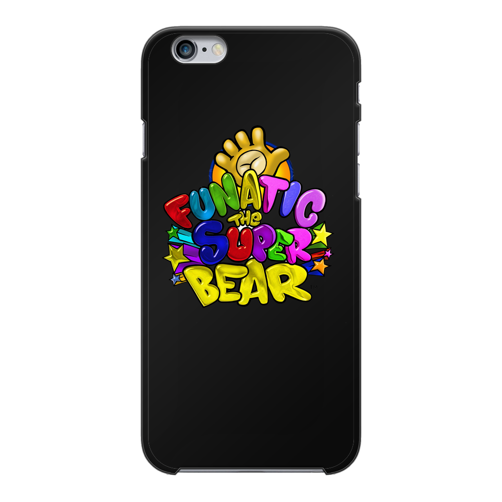 Funatic The Super Bear Black Hard Apple and Samsung Phone Case