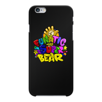 Funatic The Super Bear Black Hard Apple and Samsung Phone Case