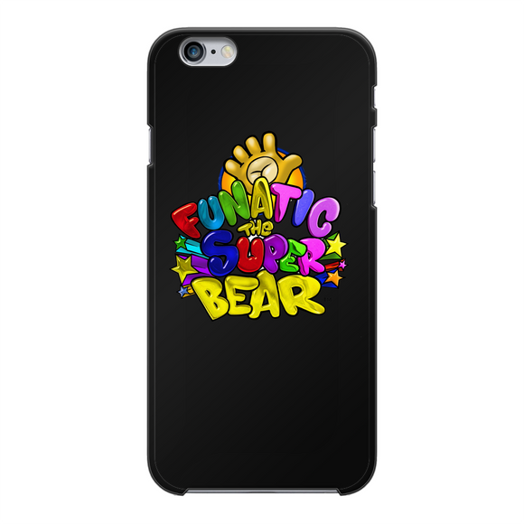 Funatic The Super Bear Black Hard Apple and Samsung Phone Case