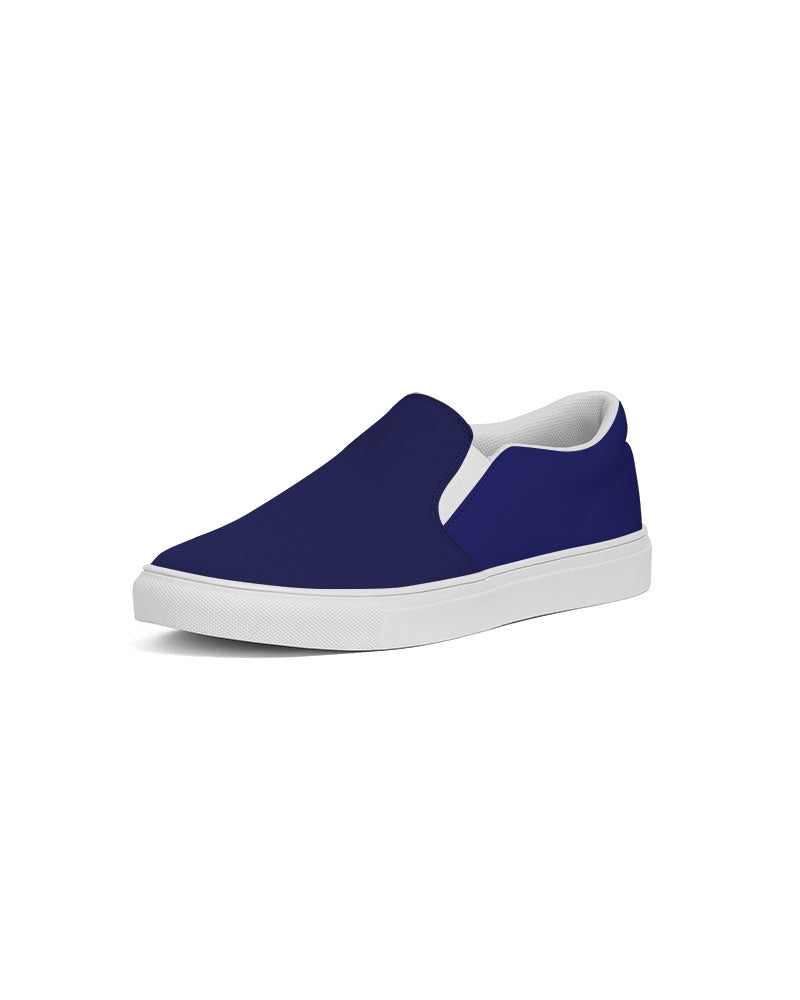 Funatic The Super Bear Navy Blue Ladies Slip-On Canvas Shoe